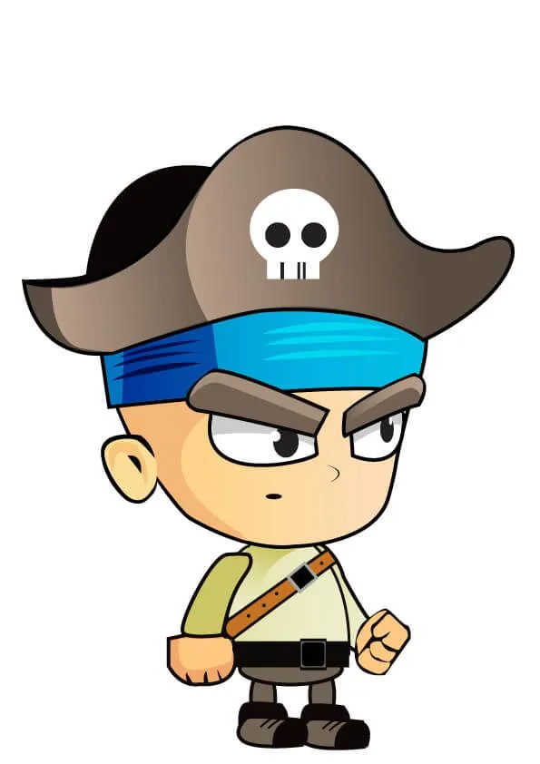 2D game character design and digital illustration by Hamdan Ibne Muneer